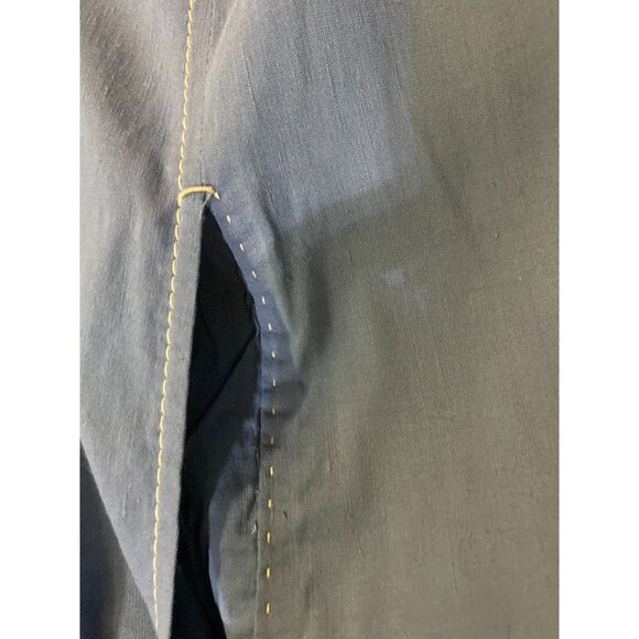 Elie Tahari Dress Womens XS Used Blue Linen Blend - Picture 12 of 16